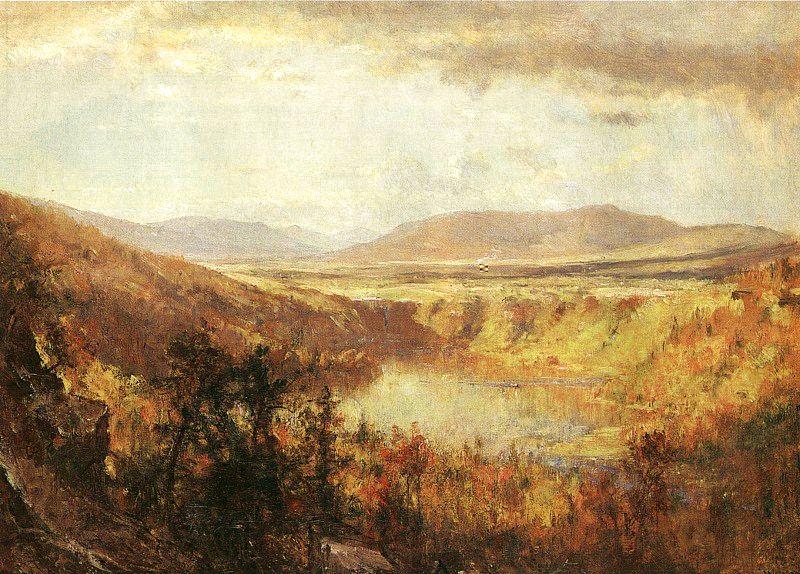 Worthington Whittredge View of Kauterskill Falls Spain oil painting art